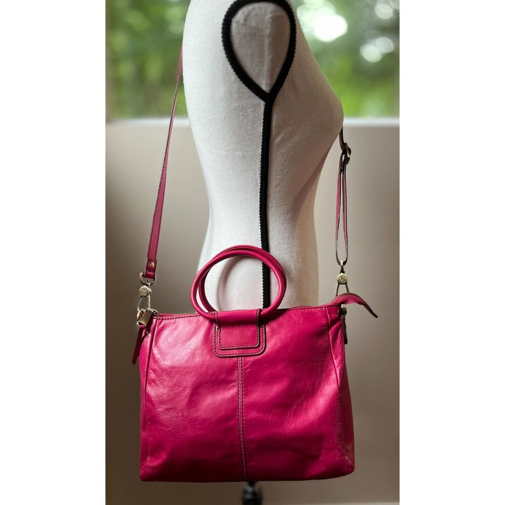 HOBO Sheila Medium Satchel in Fuschia - Picture 2 of 11